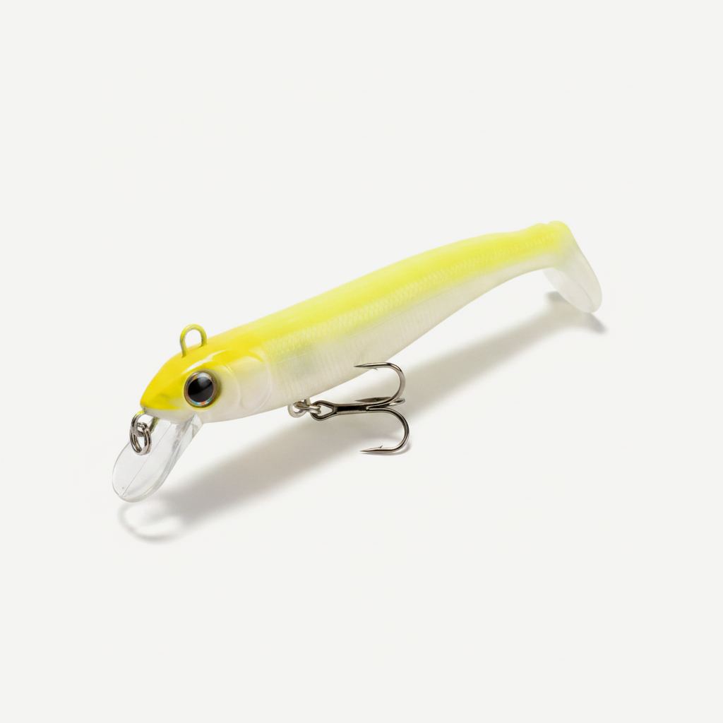 Hunthouse Fishing Barret Minnow Lure 7g/12g/25g/40g/60g/90g/120g JIgging Head Soft Silicone Bait Wobblers For Bass Pike 