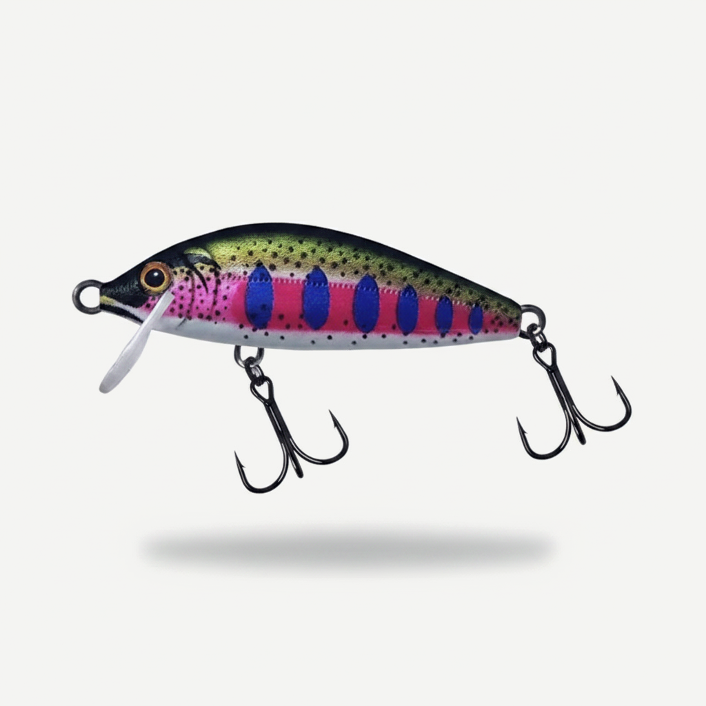 TSUYOKI Jerkbait Wobbler Stream Bait 5cm 5g Sinking Minnow Lure for Fishing Perch Brown Trout Countdown Elite CDE50 Pesc