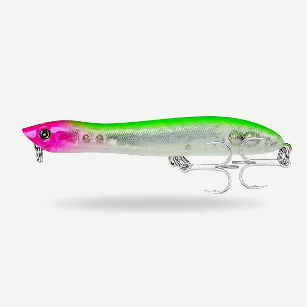 TSUYOKI WTD Fishing Lure 85mm 6g Popper Lure Topwater Patchinco 85 Snakehead Wobbler Fishing Seabass,Skipjack Tuna Macke