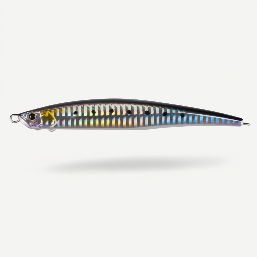 Hunthouse Sinking Pencil Fish Lure 125mm 40g 175mm 50g Saltwater Long Cast Hard Bait Wobbler for Sea Bass Pike Fishing T