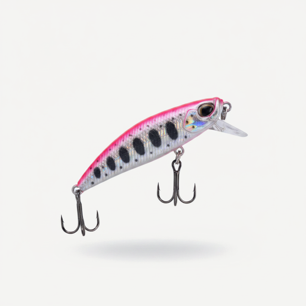 TSUYOKI Sinking Minnow Stream Lure 46mm 5g Jerkbaits Wobbler Bait for Rainbow Trout Bass Duo Spearhead Ryuki 46 Fishing 