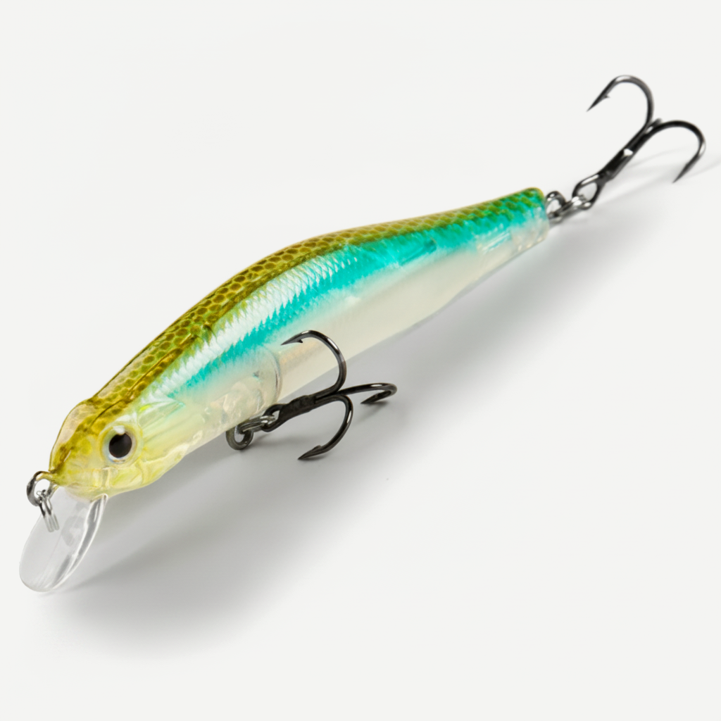 BEARKING 80mm Minnow Hard Bait - Jerkbait for Bass