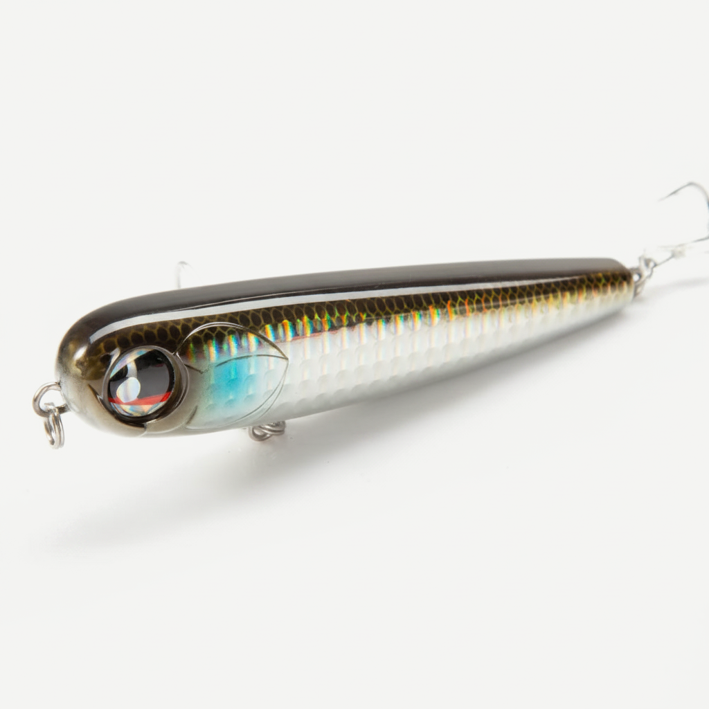 Hunthouse Floating Pencil Fishing Lure 95mm 18g Topwater Surface Wobbler Hard Bait For Seabass Saltwater Perch Tackle