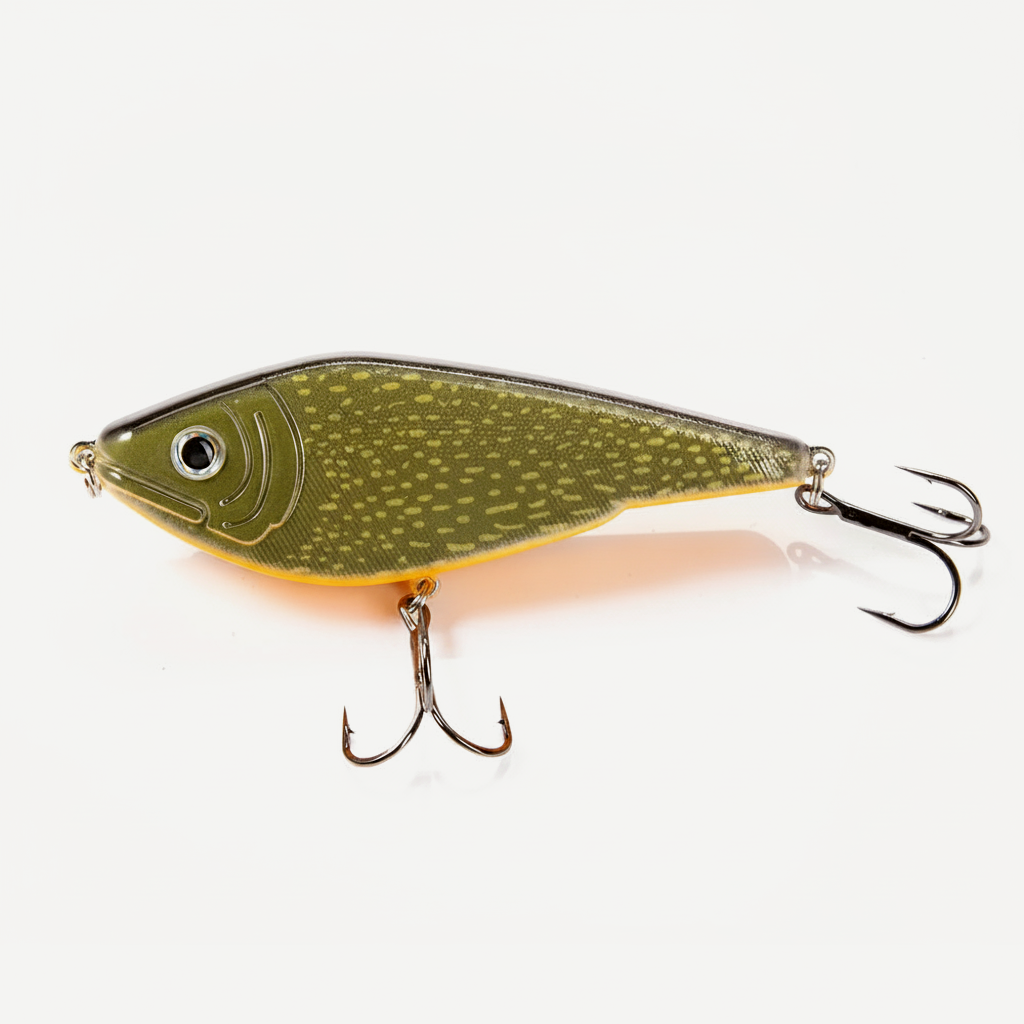 Hunthouse Jerkbait Fishing Lure Pike Baits Slow Sinking Pesca Leurre Crankbait Wobblers For Freshwater Bass Tackle LW518
