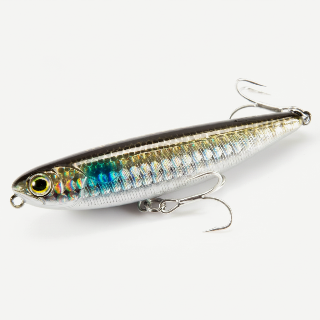 Hunthouse Floating Topwater Pencil Fishing Lure Hard Bait Surface WTD Wobblers Trolling 100/90/60mm Saltwater For Bass T