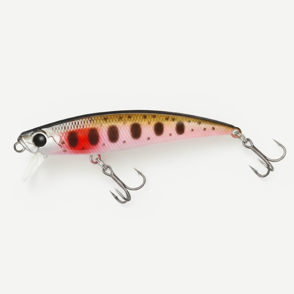 TSURINOYA Trout Plug INTRUDER 71S Sinking Fishing Lure 71mm 10g Long Casting Crankbait Pike Bass High Speed Jerkbait Min
