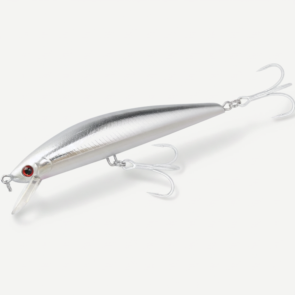 TSURINOYA 120S Sinking Minnow 12cm 40g DW37 Saltwater Hard Boat Fishing Lure Artificial Minnow Bait with Treble Hooks Wo
