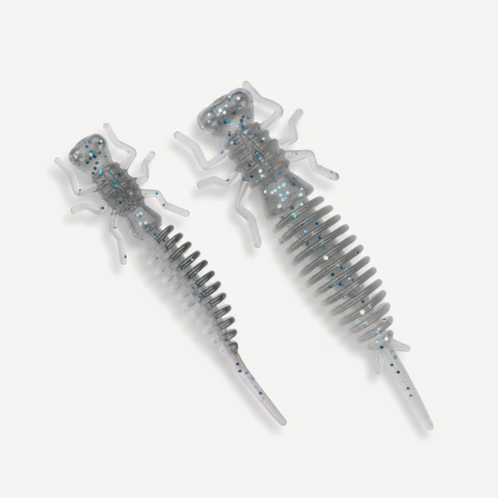 MEREDITH Larva Soft Plastic Bait - Segmented Nymph Lure