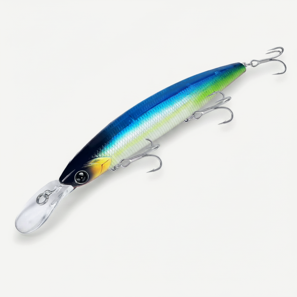 Kingdom Sinking Minnow Jerkbait 125mm 28g Long Casting Lure