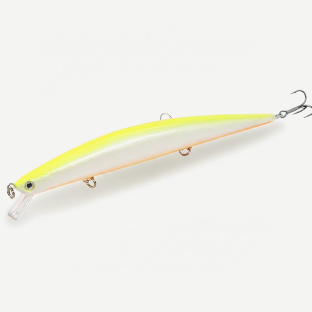 Hunthouse 175mm 24.5g Tide Minnow Fishing Lure Slim Flyer Hard Bait Floating Wobblers Saltwater For Seabass Bass Fish Ta