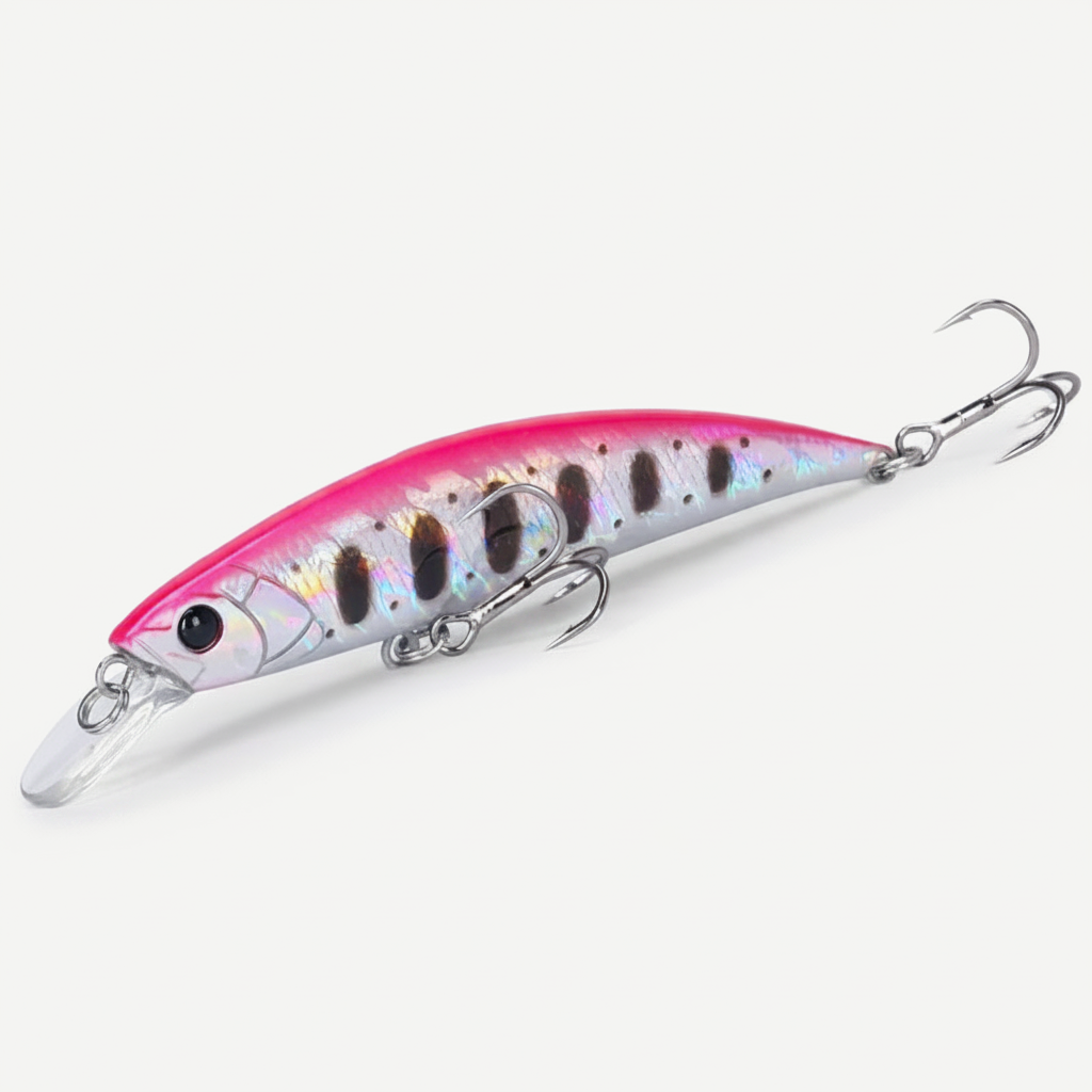 TSURINOYA 80S 12g Sinking Minnow Fishing Lure DW96 8cm Large Trout Pike Rockfish Hard Bait Jerkbait Freshwater Saltwater
