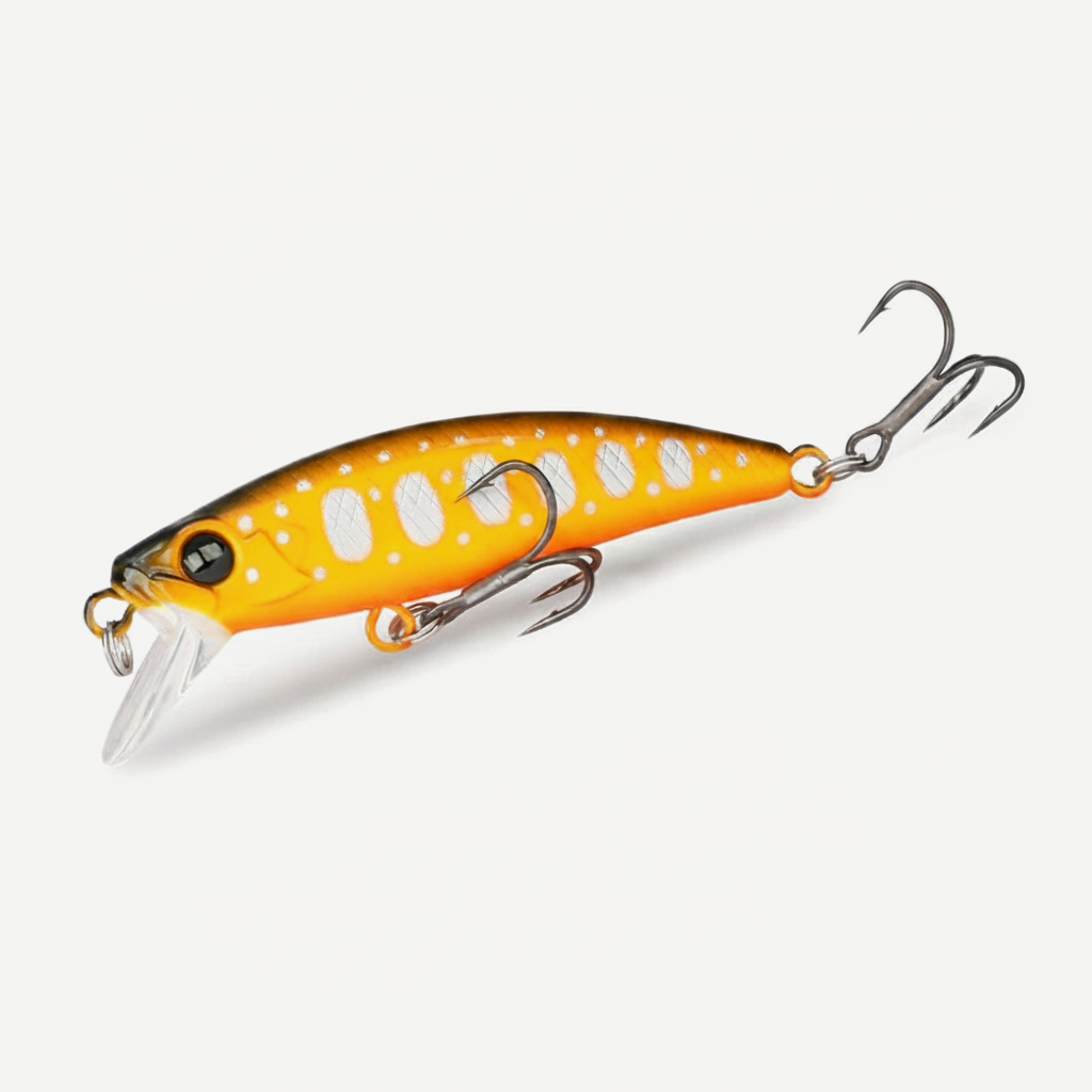 TSURINOYA Intruder 51S Sinking Minnow Stream Fishing Lure 51mm 5.8g Artificial Hard Bait For Trout Ajing Jerkbait River 