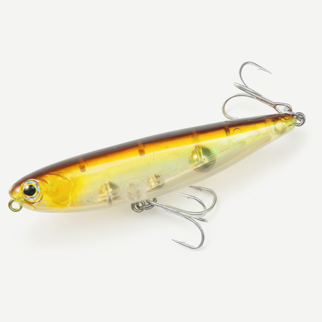 Hunthouse GHOST SNAKE Topwater Pencil Fishing Lure 60/90/100mm 6.4/12.4/18.8g Surface Floating Bait Lure For Seabass LW5