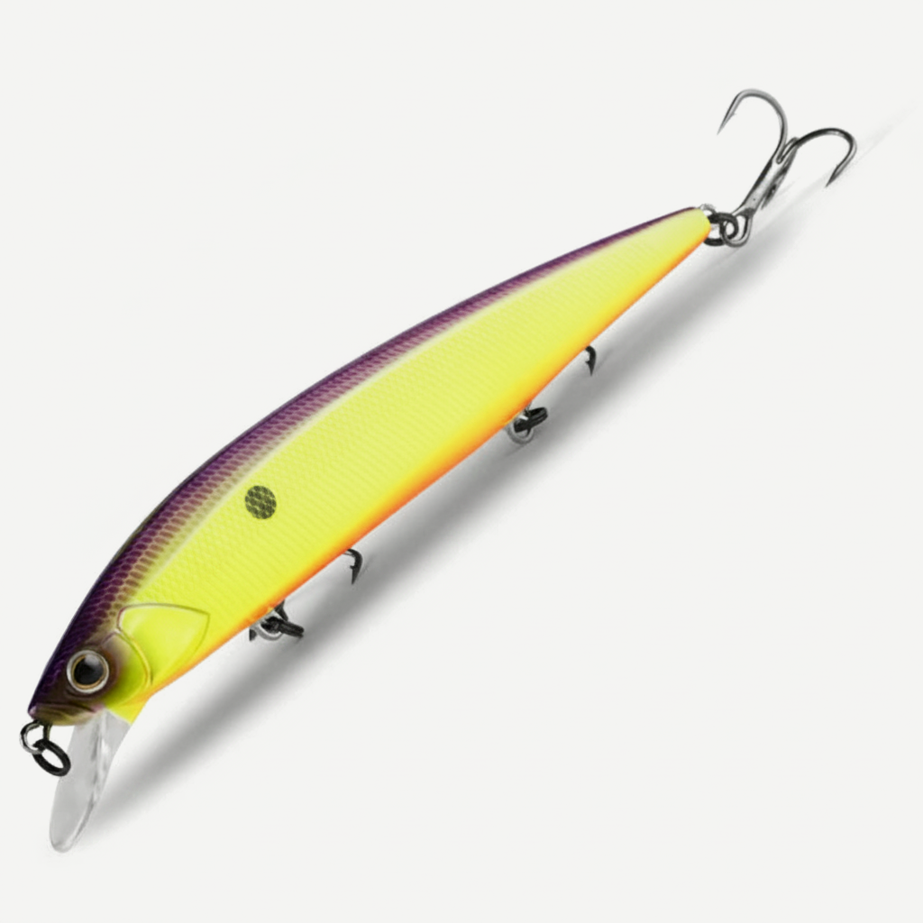 BEARKING 130mm Floating Minnow Crankbait with Tungsten Weight System