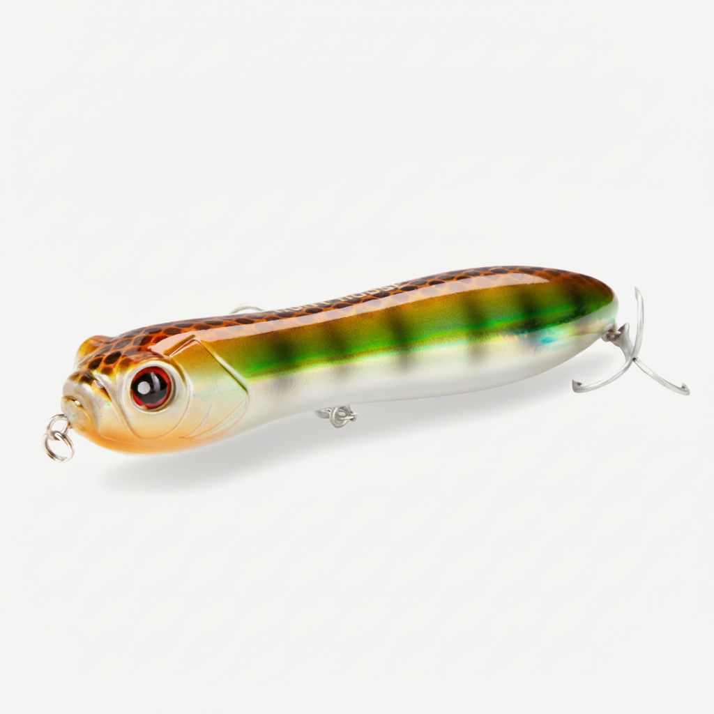 Hunthouse Pencil Fishing Lure Crazy Surface Tractor Topwater Hard Bait 130/110mm 32/21g Big Rattle Ball Loud Sound For P