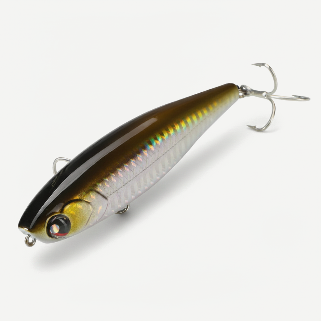 Hunthouse Floating Pencil Fishing Lure 100mm/17.6g Surface Rattle Ball Hard Baits Topwater WTD For Pike Bass Fish Tackle