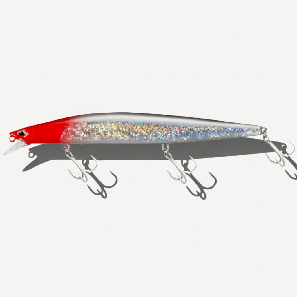 TSUYOKI Sinking Minnow Fishing Lures Black Bass Pike Artificial Tungsten Jerkbait Wobbler Silent Assassin 140S DW92 140m