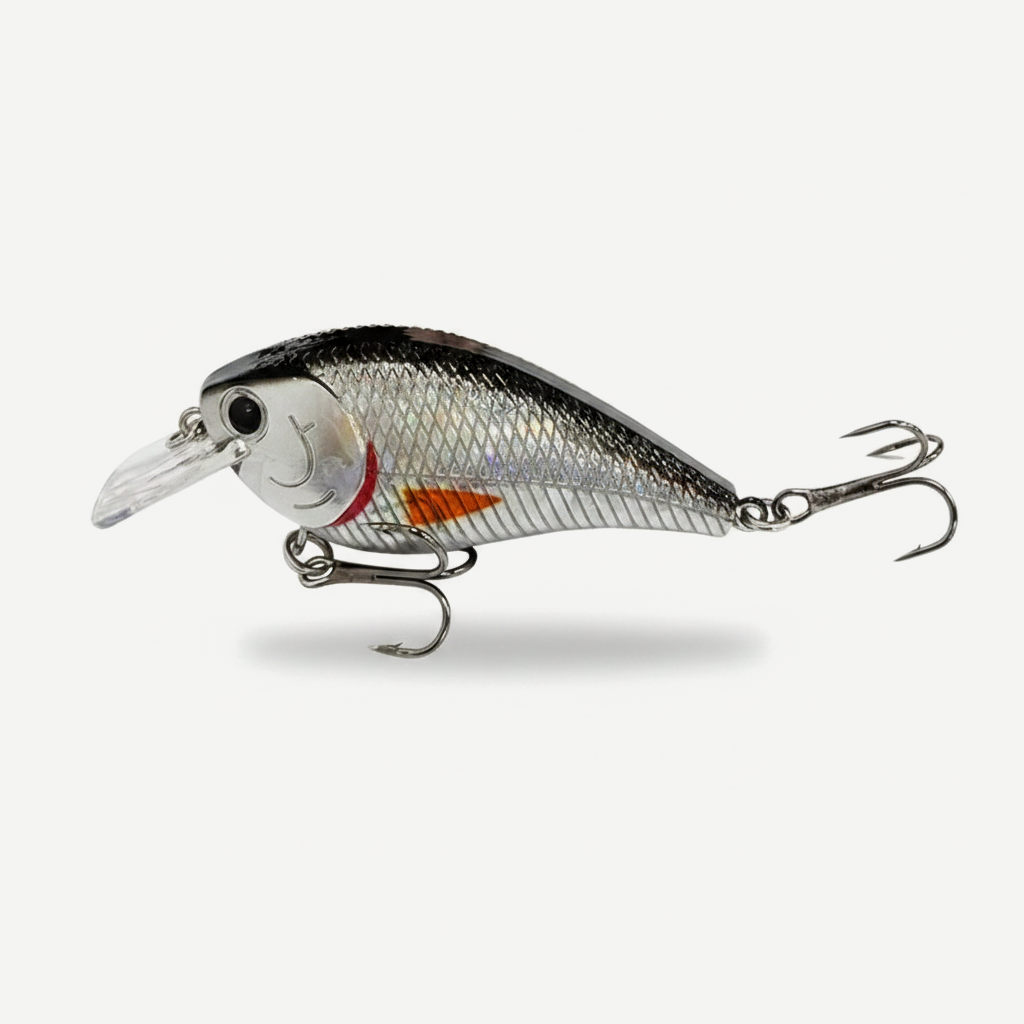 60mm 9.4g Squarebill Crankbait Fishing Lures Floating Wobblers Rattle Sound Swimbait Bass Pike Trout Carp Fishing Access
