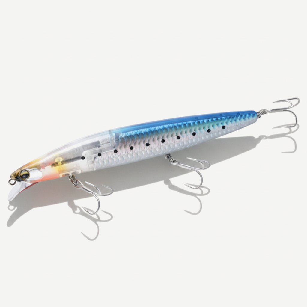 2026 Flash Blade Floating Minnow Artificial Hard Baits 145/160mm 27/32g Crazy Scale Flash Scale Fishing Lure for Largemo