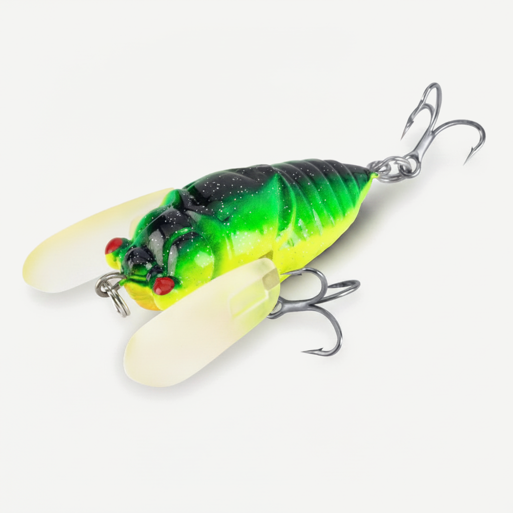 Kingdom Cicada Topwater Lure with Detachable Wings