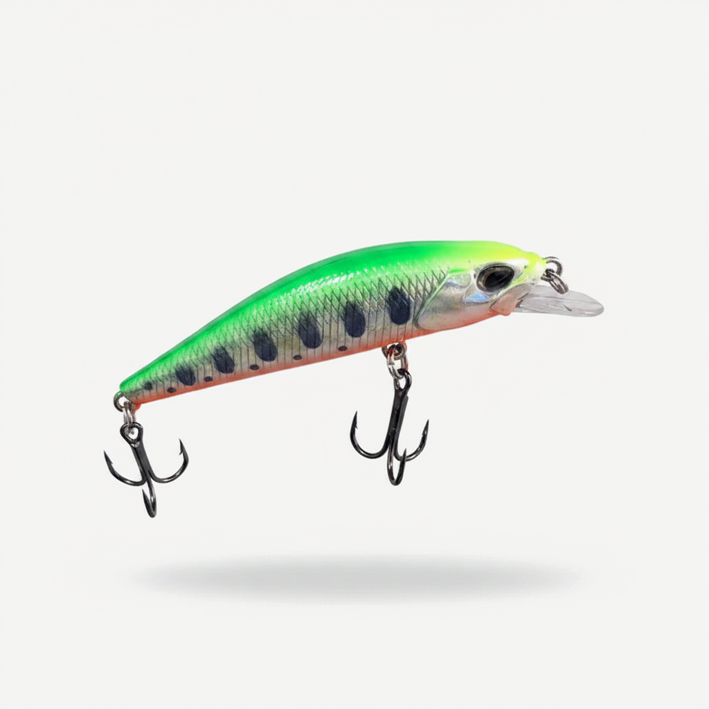 TSUYOKI 50mm 4g Sinking Minnow Stream Fishing Lure Artificial Wobbler Bait for Trout Bass Duo Spearhead Ryuki 50S Fishin