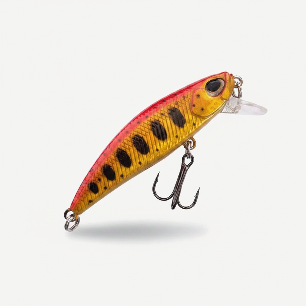 TSUYOKI Sinking Minnow Stream Lure 46mm 5g Jerkbaits Wobbler Bait for Rainbow Trout Bass Duo Spearhead Ryuki 46 Fishing 