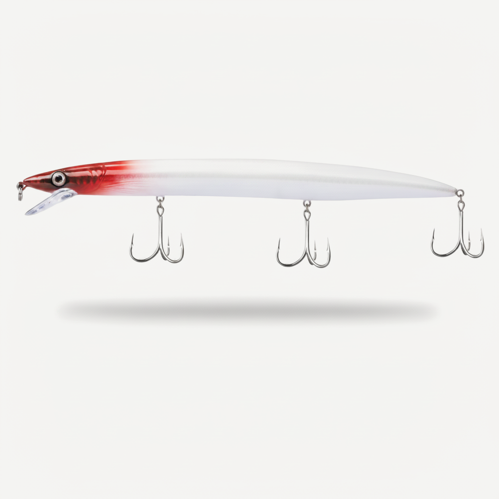 Hunthouse Sandeel Minnow Fishing Lure 143/173/208mm Long Casting Floating Wobblers Jerkbait Fish Tackle For Sea Bass LW4
