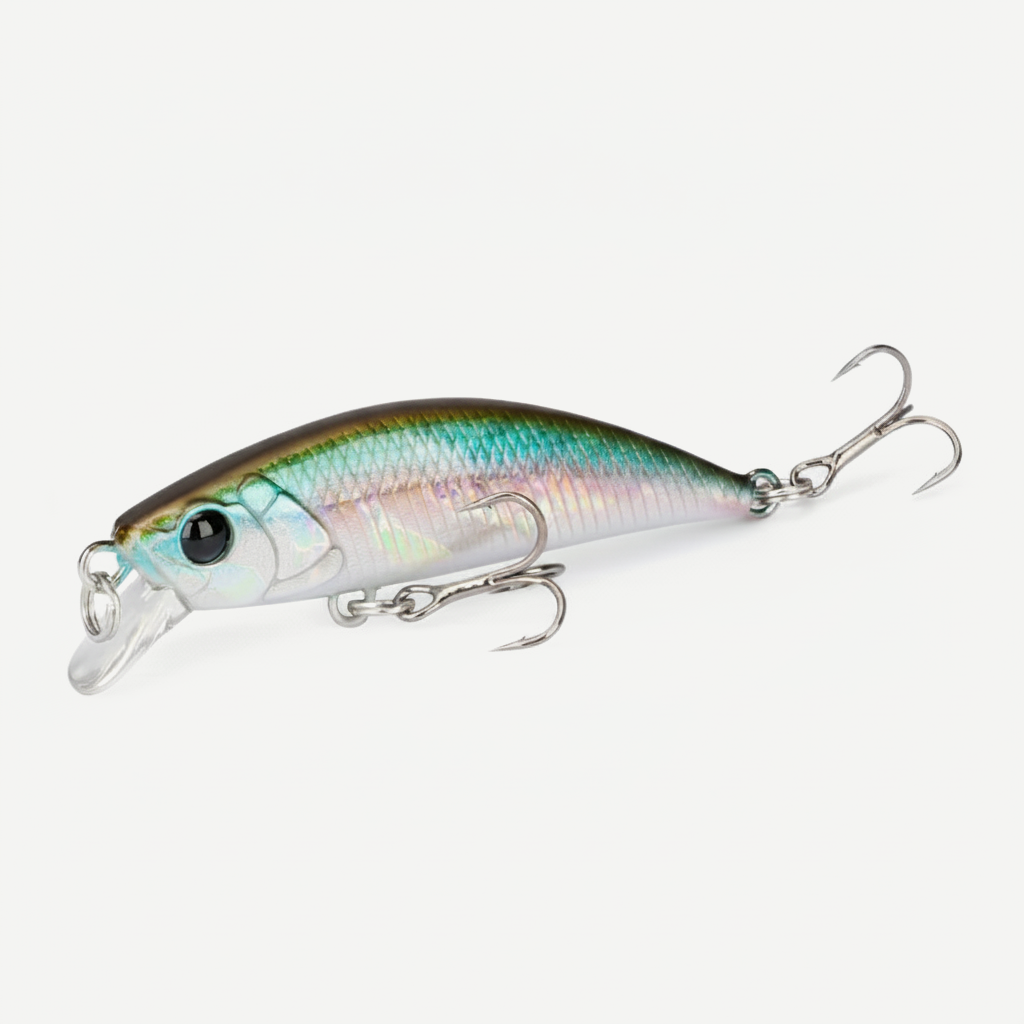 TSURINOYA 50S Sinking Minnow Fishing Lure 50mm 5g INTRUDER Trout Artificial Hard Baits Jerkbait Long Casting Stream Tack