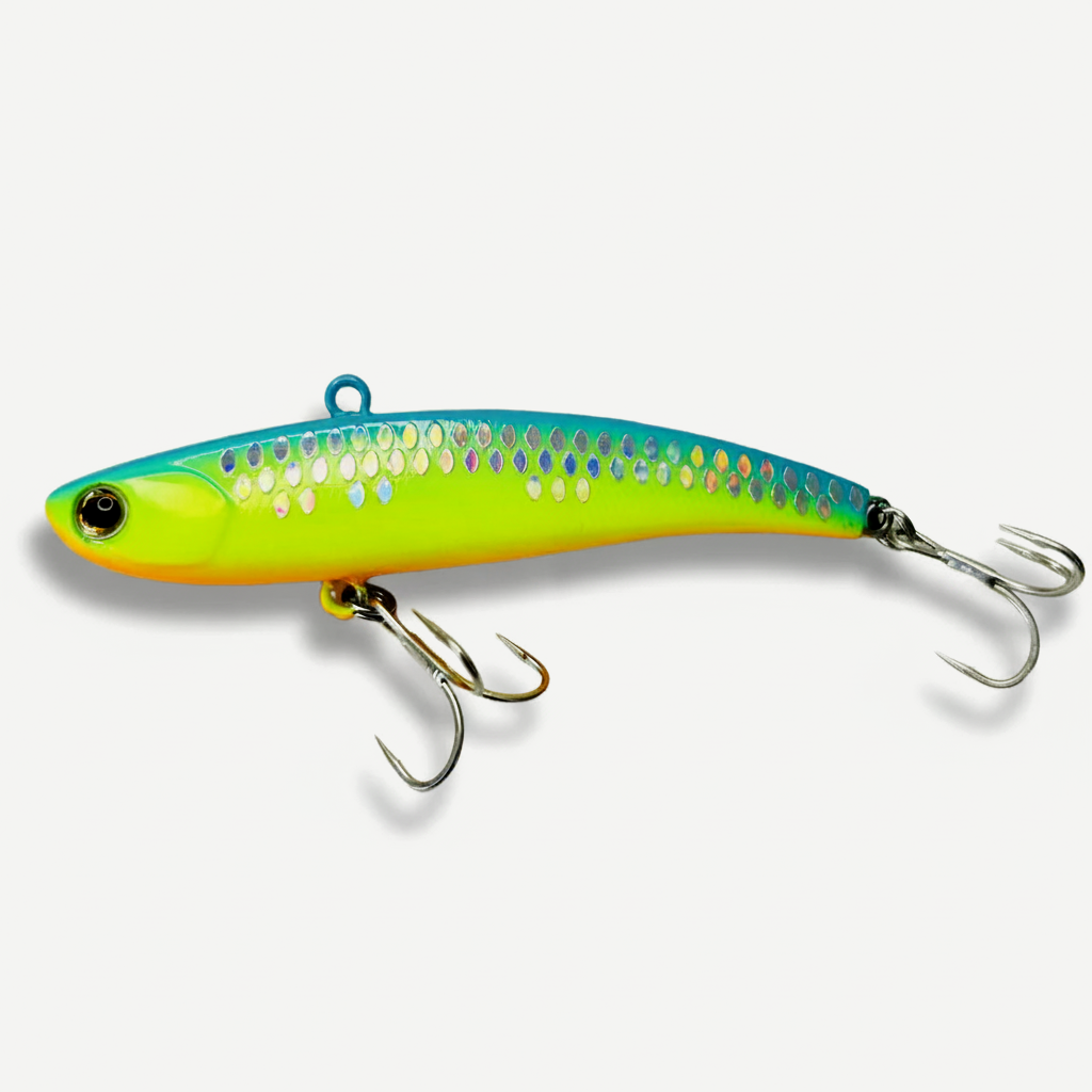 TSUYOKI Vibration Sinking Baits Winter Fishing Lure Lipless VIB Rattin Wobbler Ice Balance Rattlin Lures For Pike IMA Ko