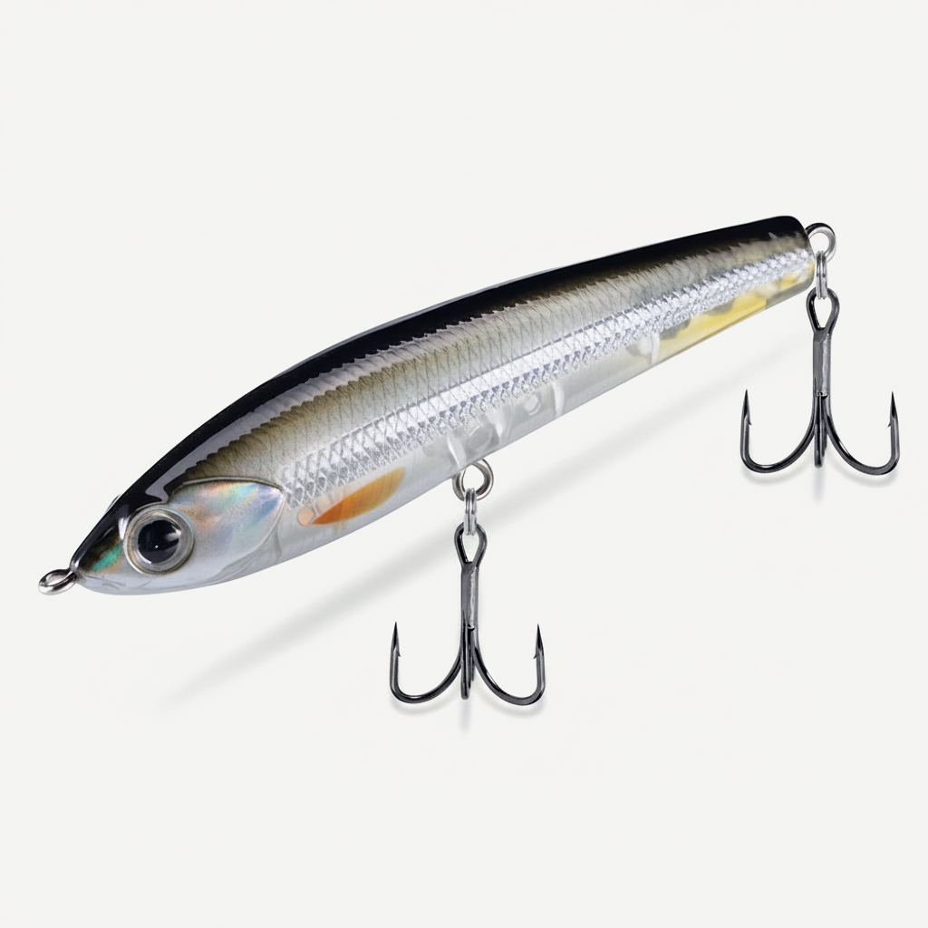 Hunthouse Topwater Floating Red Devil 75 Pencil Fishing Lure Hard Bait 75mm6g Surface Stickbait Bass Pike Artificial Fis