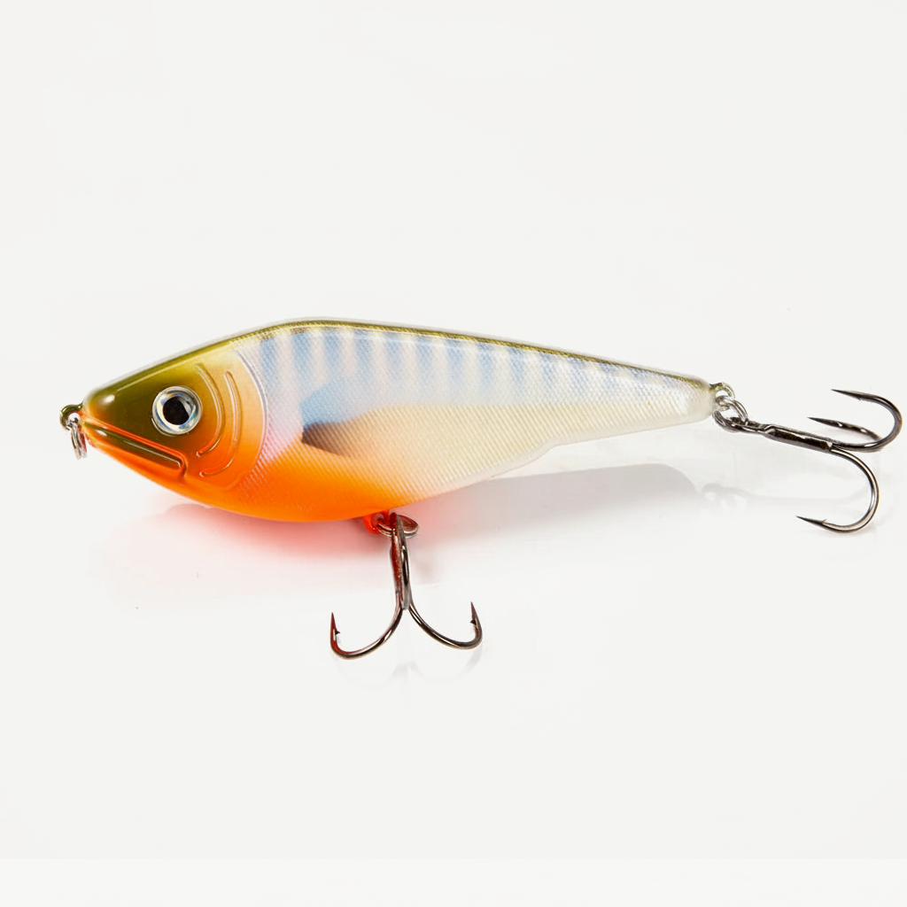 Hunthouse Jerkbait Fishing Lure Pike Baits Slow Sinking Pesca Leurre Crankbait Wobblers For Freshwater Bass Tackle LW518