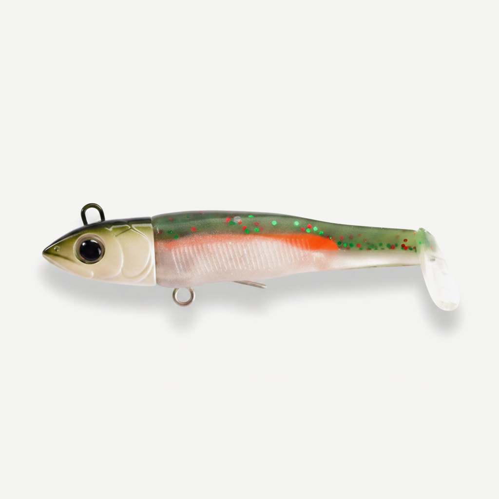 Hunthouse Fishing Barret Minnow Lure 7g/12g/25g/40g/60g/90g/120g JIgging Head Soft Silicone Bait Wobblers For Bass Pike 