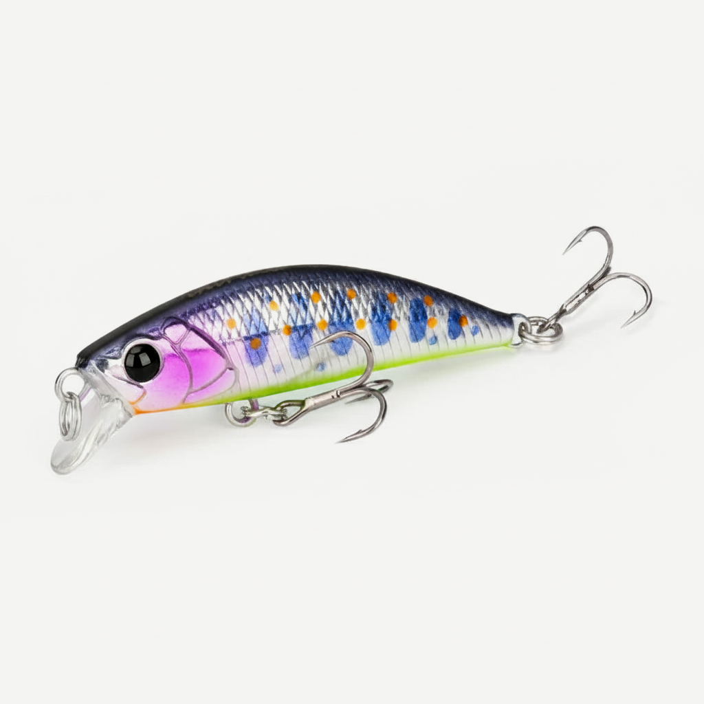 TSURINOYA 50mm 5g Sinking Minnow Fishing Lure INTRUDER 50S TROUT Artificial Jerkbait Hard Bait Pike Wobbler Stream Crank