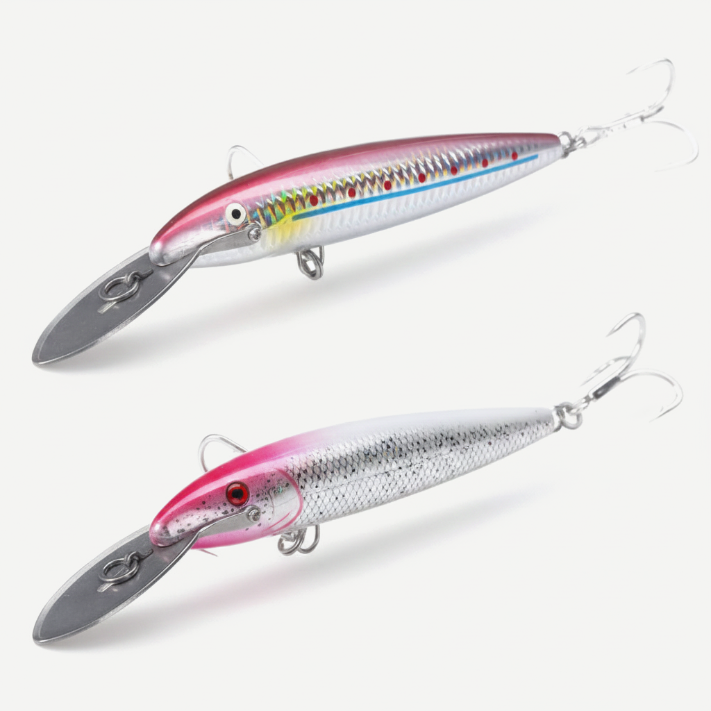 Hunthouse Minnow Fishing Lure Countdown Magnum Wobblers Sinking Trolling Hard Bait 140mm 40g Saltwater Artificial For Tu