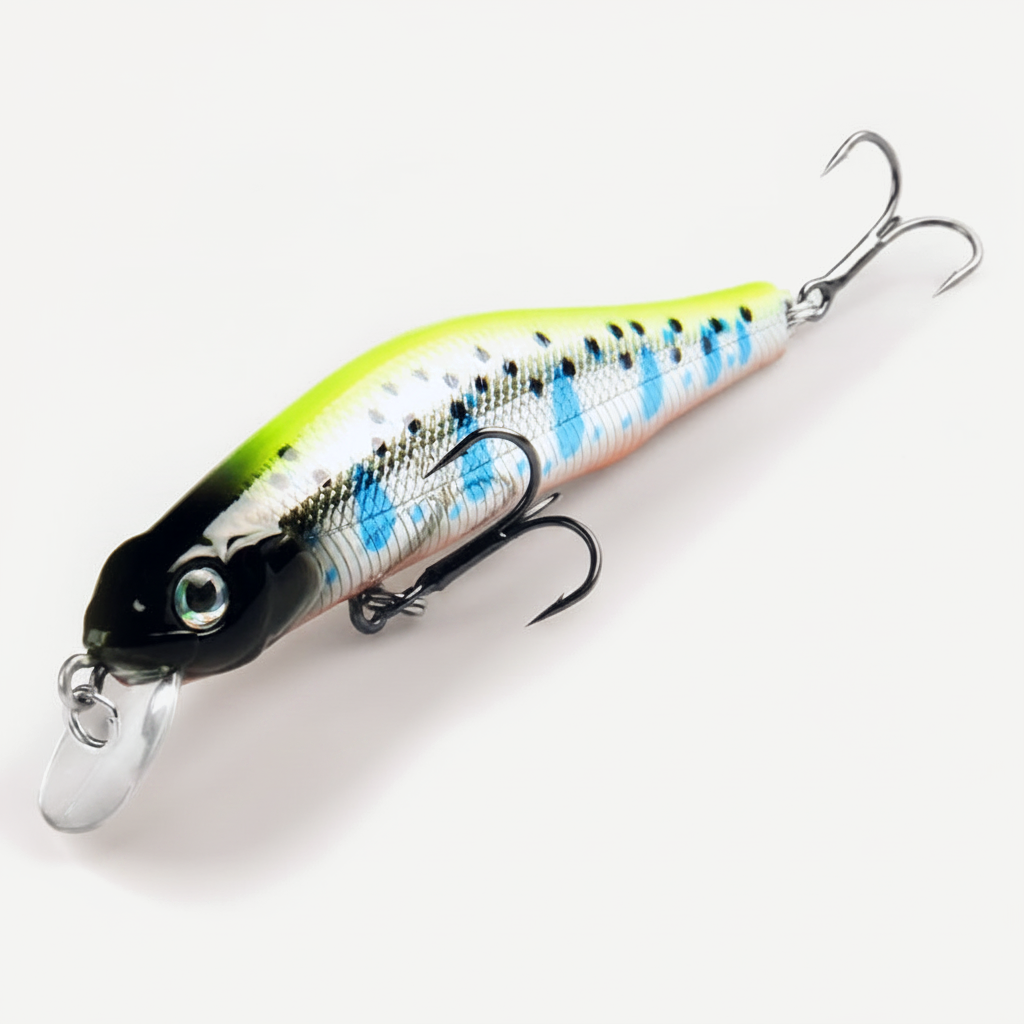 Bearking 80mm Minnow Crankbait with Magnetic Weight Transfer