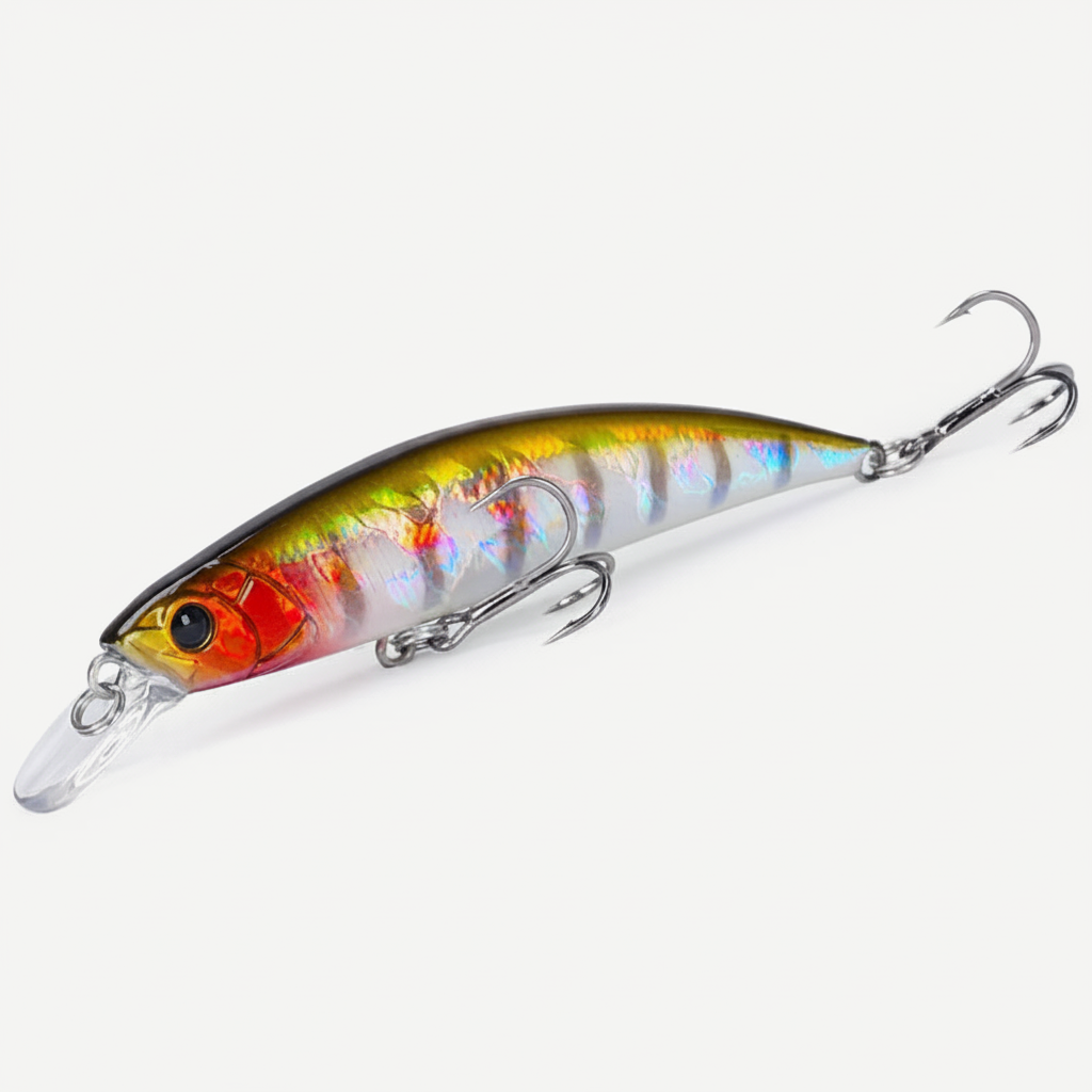 TSURINOYA Sinking Minnow 80S Trout Pike Bass 80mm 12g Hard Bait Jerkbait Freshwater stream Saltwater Wobbler Fishing Lur
