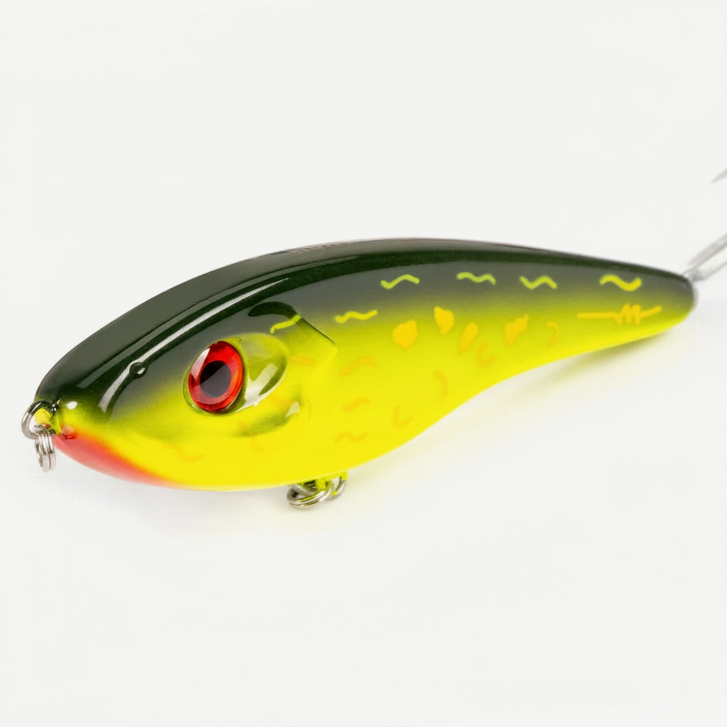 Hunthouse Jerkbait Fishing Lure Loud Sound Pencil Baits Pike Lure Slow Sinking Artificial 115mm145mm Wobblers Pesca Leur