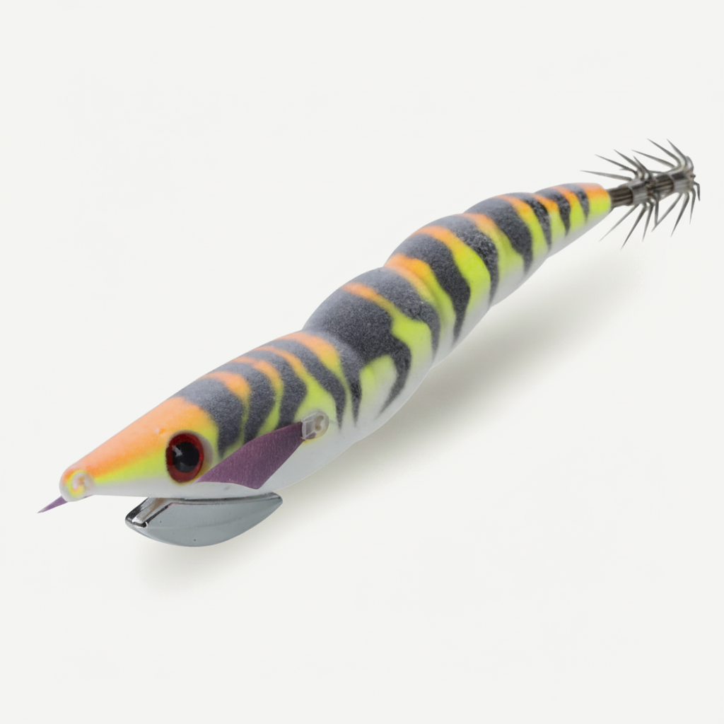 Hunthouse Squid Jigging Fishing Lure 110mm 22g Egi Pencil Sinking Hard Bait Luminous Saltwater Octopus Cuttlefish Fish T