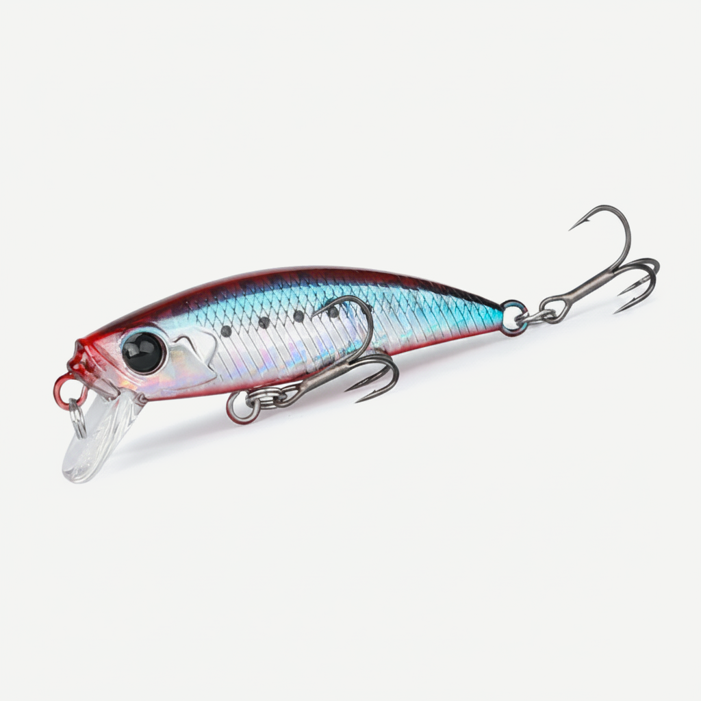 TSURINOYA 46S Sinking Minnow Fishing Lure Intruder 46mm 5g Artificial Trout Ajing Stream Lake Jerkbait Rockfishing Hard 