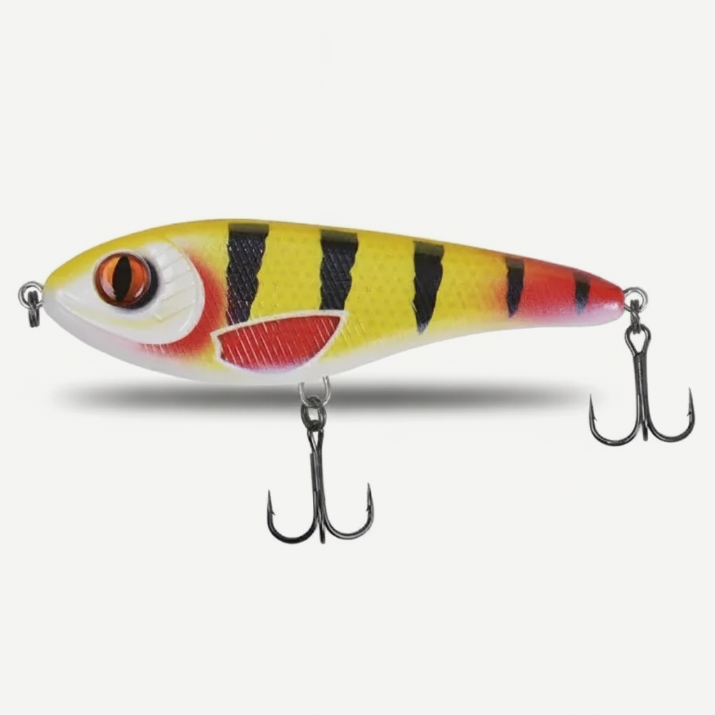 TSUYOKI Musky Jerkbaits Slow Sinking Slider Lures 90mm/105mm Loud Sound Crankbaits Westin Lure Jerkbait Fishing for Pike