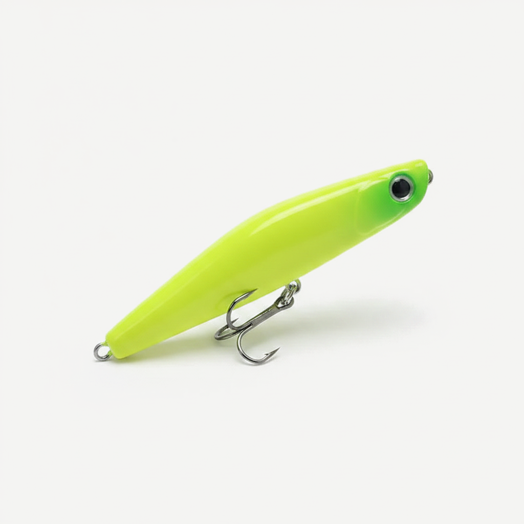TSUYOKI Sinking Pencil Popper Lure 80mm 18g Japan Fishing Lure Ima Yoichi 80 Stickbait Wobbler for Barracuda SeaBass Blu