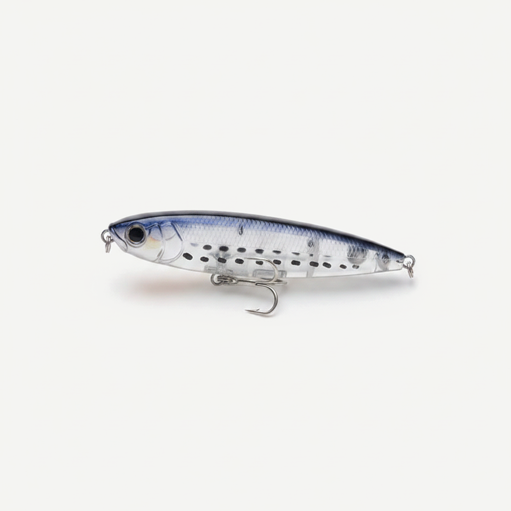 TSUYOKI 3DR Pencil Topwater Lure 100mm 17g Walk The Dog Surface Bait Reflective Flash StickBait For Seabass Yo-zuri Fish
