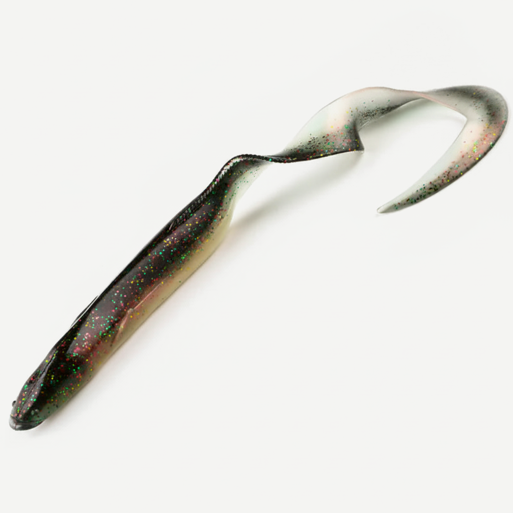 Bearking Eel Soft Swimbait with Curl Tail