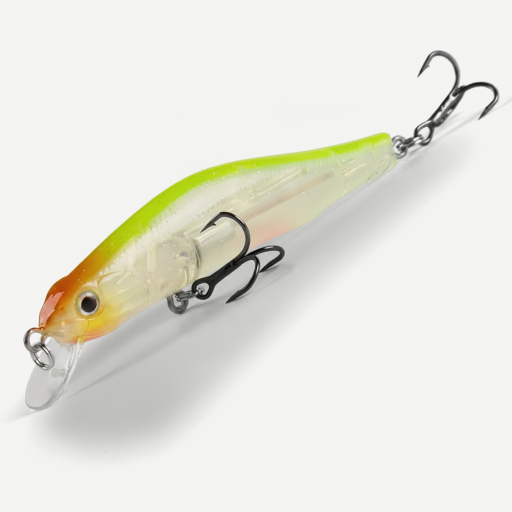 BEARKING 80mm Minnow Hard Bait - Jerkbait for Bass