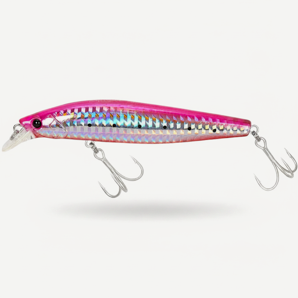 TSURINOYA 98SP Suspending Minnow Fishing Lure Stinger 98mm 14.5g Seabass Long Casting Saltwater Jerkbait Artificial Hard