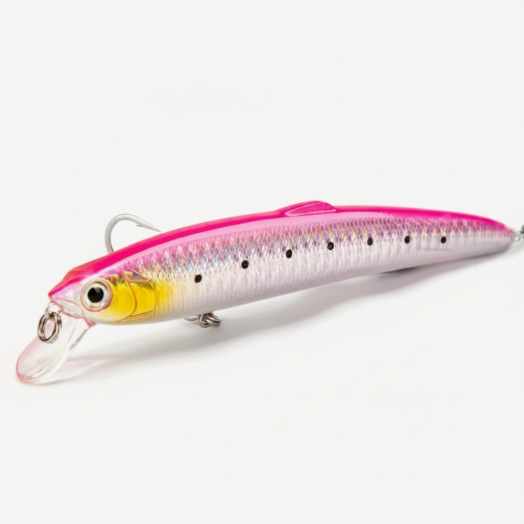 Hunthouse Saruna Minnow Fishing Lure 90&125&147mm Floating Jerkbait Hard Minnow Bait For Seabass Artificial Jerk Baits L