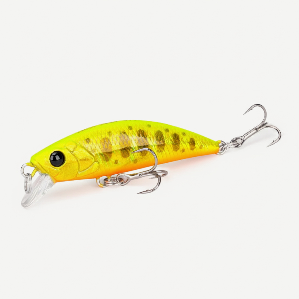 TSURINOYA 50S Sinking Minnow Fishing Lure 50mm 5g INTRUDER Trout Artificial Hard Baits Jerkbait Long Casting Stream Tack