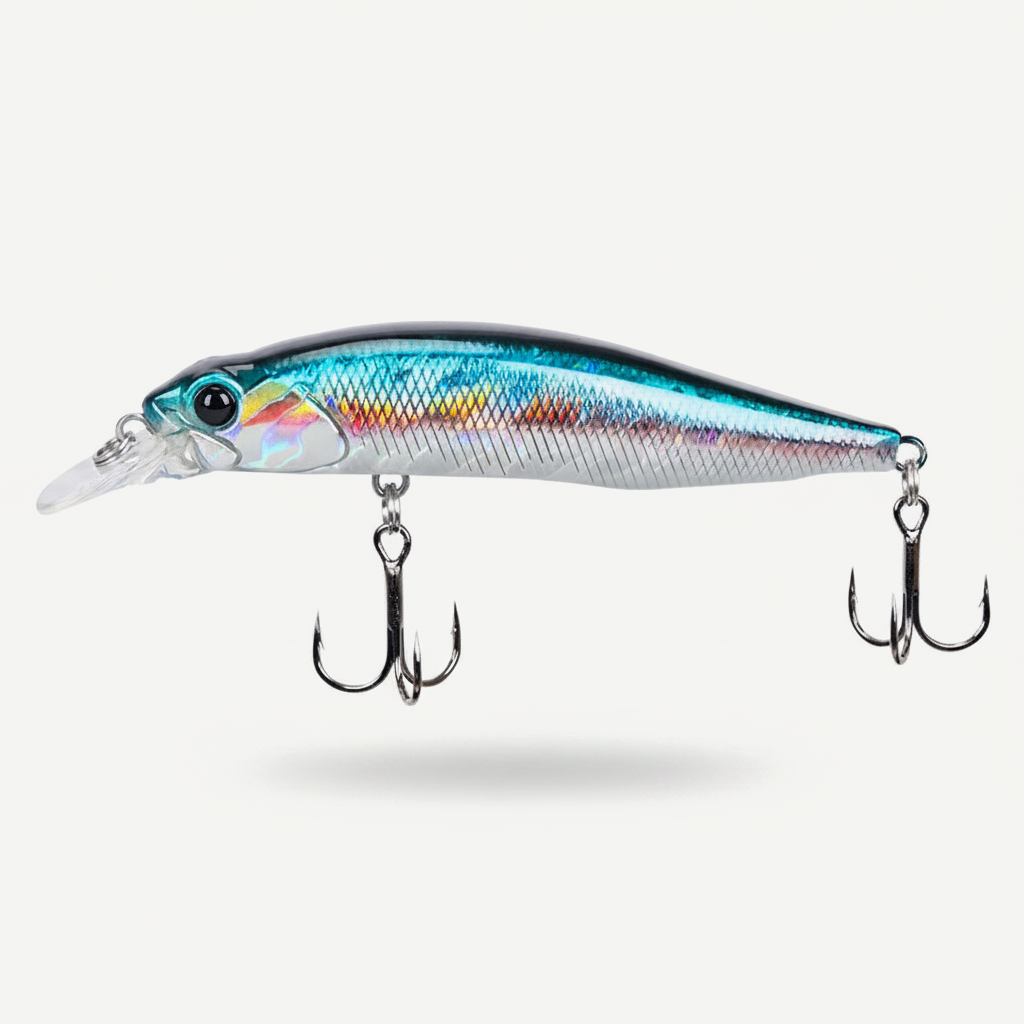 TSURINOYA Jerkbait DW101 77mm 8.5 Suspending Minnow Fishing Lure 77SP Artificial Hard Baits Movement System Pike Fishing