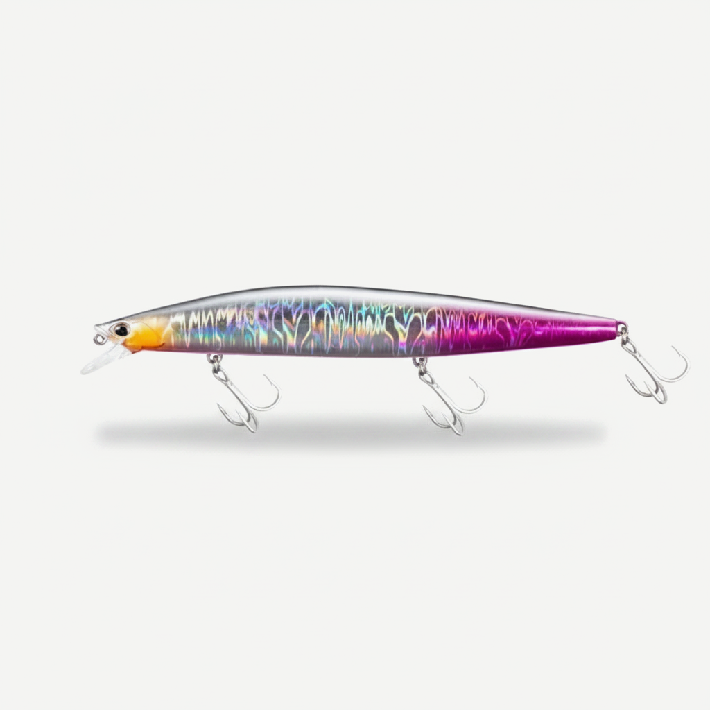TSUYOKI Sinking Minnow Fishing Lures Black Bass Pike Artificial Tungsten Jerkbait Wobbler Silent Assassin 140S DW92 140m