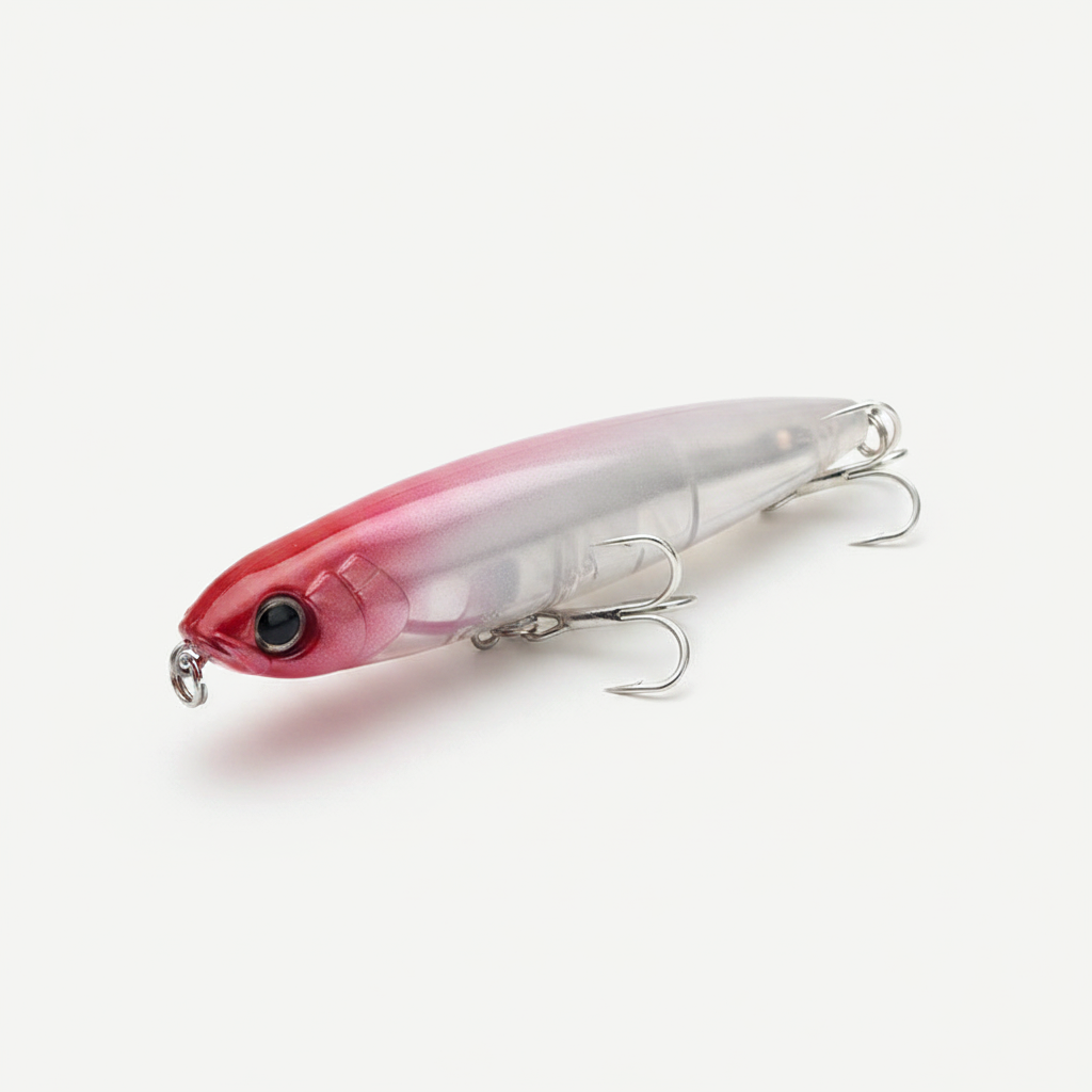 TSUYOKI 3DR Pencil Topwater Lure 100mm 17g Walk The Dog Surface Bait Reflective Flash StickBait For Seabass Yo-zuri Fish